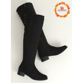 Botas de mujer negras W146-1 Black negro 2
