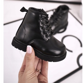 FRROCK Botas de abrigo negras Ammy negras para niños negro 1