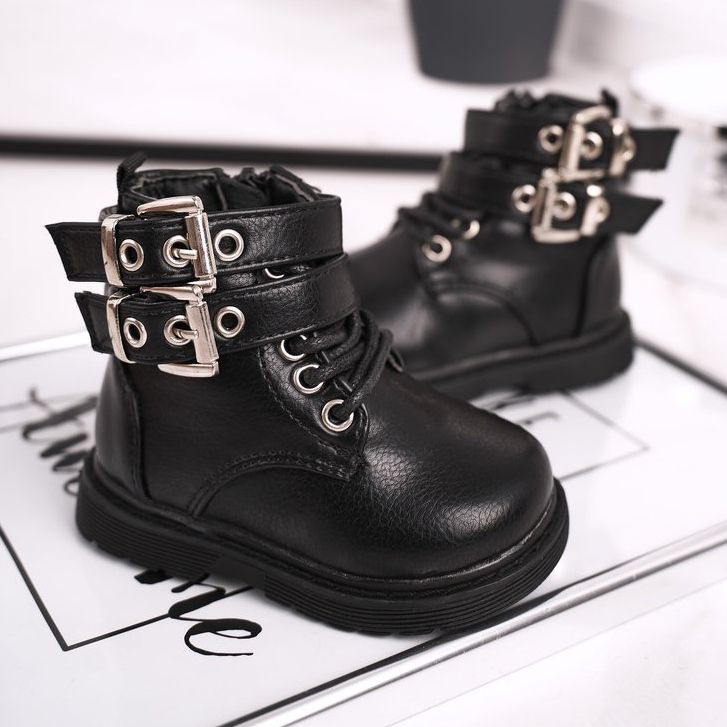 FRROCK Botas Infantiles Calentadas Con Piel Valentina Negra negro 2