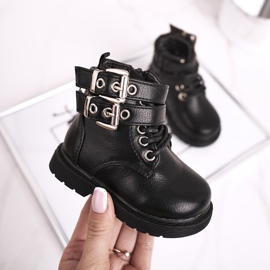 FRROCK Botas Infantiles Calentadas Con Piel Valentina Negra negro 3