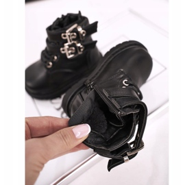 FRROCK Botas Infantiles Calentadas Con Piel Valentina Negra negro 1