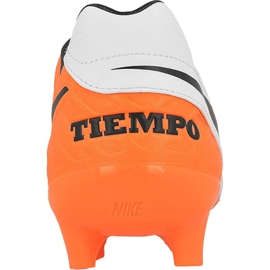 Zapatillas de fútbol Nike Tiempo Mystic V Fg M 819236-108 naranja, blanco, naranja blanco 3