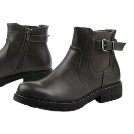 Botas grises de Vicked botas Jodhpur con aislamiento 1
