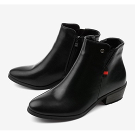 Botines planos negros 20Y8039-1P 3