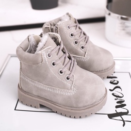 FRROCK Botas Warm Trapper para niños Gris Dexter 1 FRROCK Botas Warm Trapper para niños Gris Dexter 1