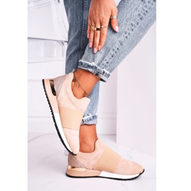 FB2 Calzado deportivo para mujer Zapatillas sin cordones Beige Say Something 3