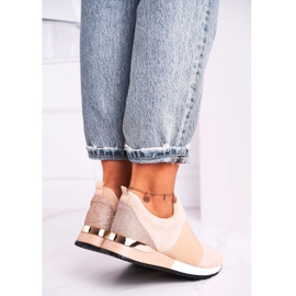 FB2 Calzado deportivo para mujer Zapatillas sin cordones Beige Say Something 4