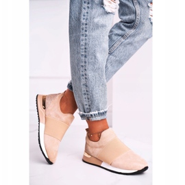 FB2 Calzado deportivo para mujer Zapatillas sin cordones Beige Say Something 5