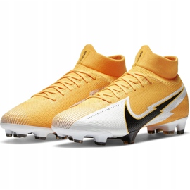 Zapatos de fútbol Nike Mercurial Superfly 7 Pro Fg AT5382 801 naranja dorado 3