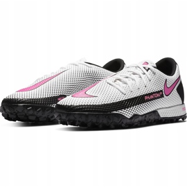 Calzado de fútbol Nike React Phantom Gt Pro Tf CK8468 160 blanco blanco 3