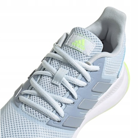 Zapatillas adidas Runfalcon FW5144 para mujer azul verde 2