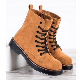 Small Swan Tramperos de ante camel marrón 2 Small Swan Tramperos de ante camel marrón 2