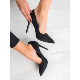 Renda Tacones de ante negro 1