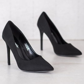 Renda Tacones de ante negro 3