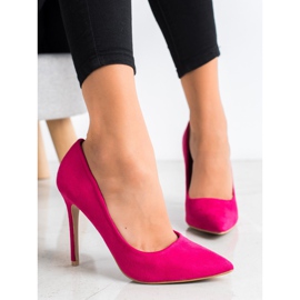 Renda Tacones de ante rosa 2