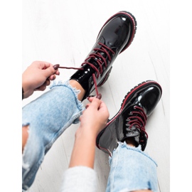 Goodin Tramperos barnizados negro rojo 5