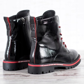 Goodin Tramperos barnizados negro rojo 2