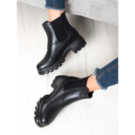 Goodin Botines chelsea en la plataforma negro 2 Goodin Botines chelsea en la plataforma negro 2