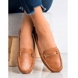 Clowse Cómodos mocasines camel marrón 1
