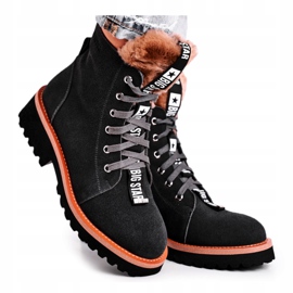 Botas Mujer Ante Big Star Gris GG274903 negro 6