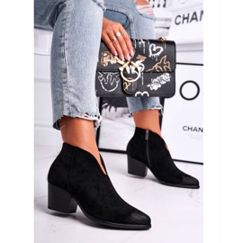 Vinceza Botas de mujer con corte negro La mejor opción 2
