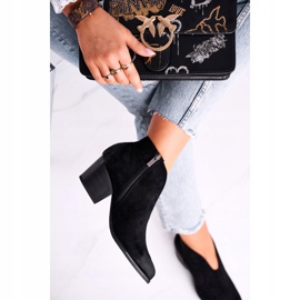 Vinceza Botas de mujer con corte negro La mejor opción 5