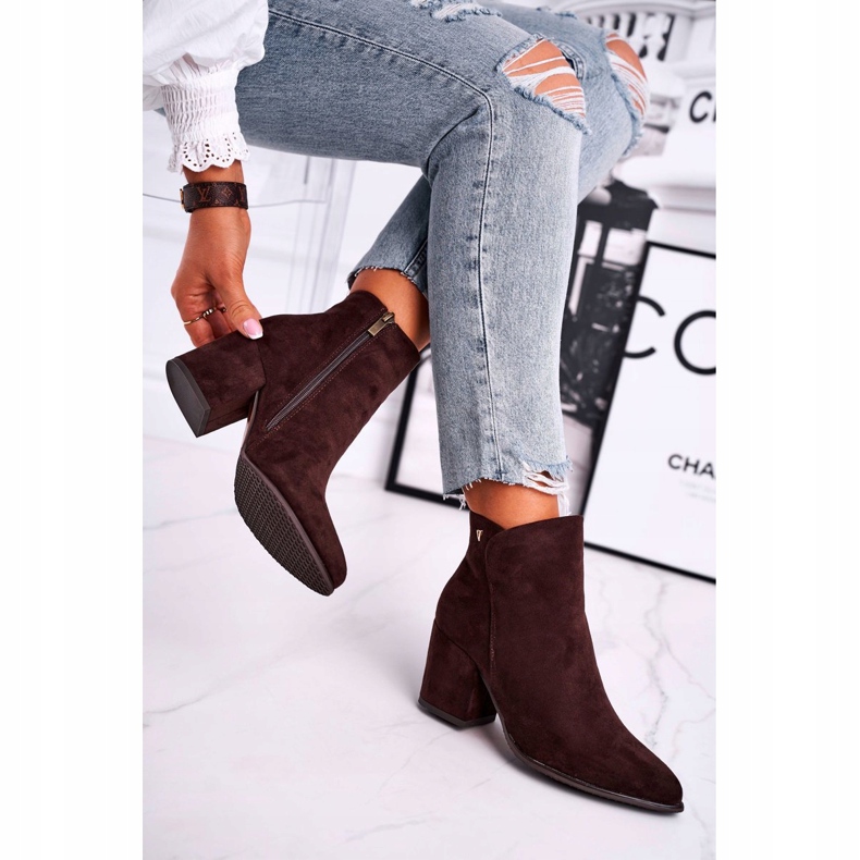 Vinceza Botas de mujer Warm Eco Suede Brown So Good marrón 2