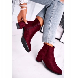 Botas de Mujer Sergio Leone Burgundy BT528 rojo 2