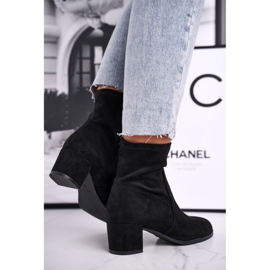 Botas De Mujer Con Tacón Alto Sergio Leone Negro BT151 4