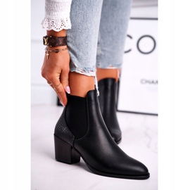 Botas De Mujer Con Tacón Alto Sergio Leone Negro BT613 2