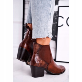 Botas De Mujer Con Tacón Alto Sergio Leone Marrón BT613 4