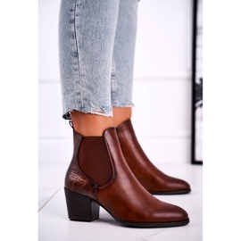 Botas De Mujer Con Tacón Alto Sergio Leone Marrón BT613 5