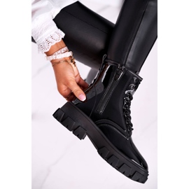 Sergio Todzi Botas de Mujer Lacadas Negras Linzo Trappers negro 4