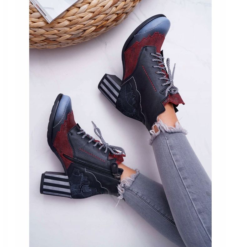 Botas Mujer Maciejka Piel Negra 03190 negro multicolor 3