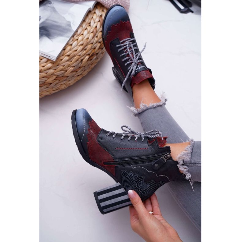 Botas Mujer Maciejka Piel Negra 03190 negro multicolor 5