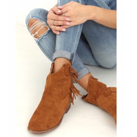 Botas al estilo boho camel 688-A99 Camel marrón multicolor 2