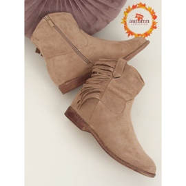 Botas estilo boho, beige 688-A99 Khaki caqui 1 Botas estilo boho, beige 688-A99 Khaki caqui 1
