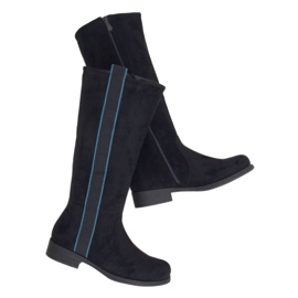 Botas de montar de mujer negras 7962-PG Black negro 2