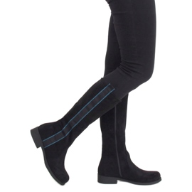 Botas de montar de mujer negras 7962-PG Black negro 3