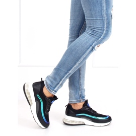 Zapatillas deportivas negras para mujer LL1758 Negra negro 4