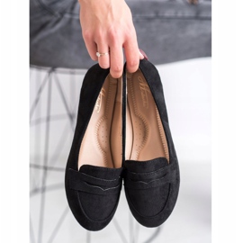 SHELOVET Mocasines negros 3
