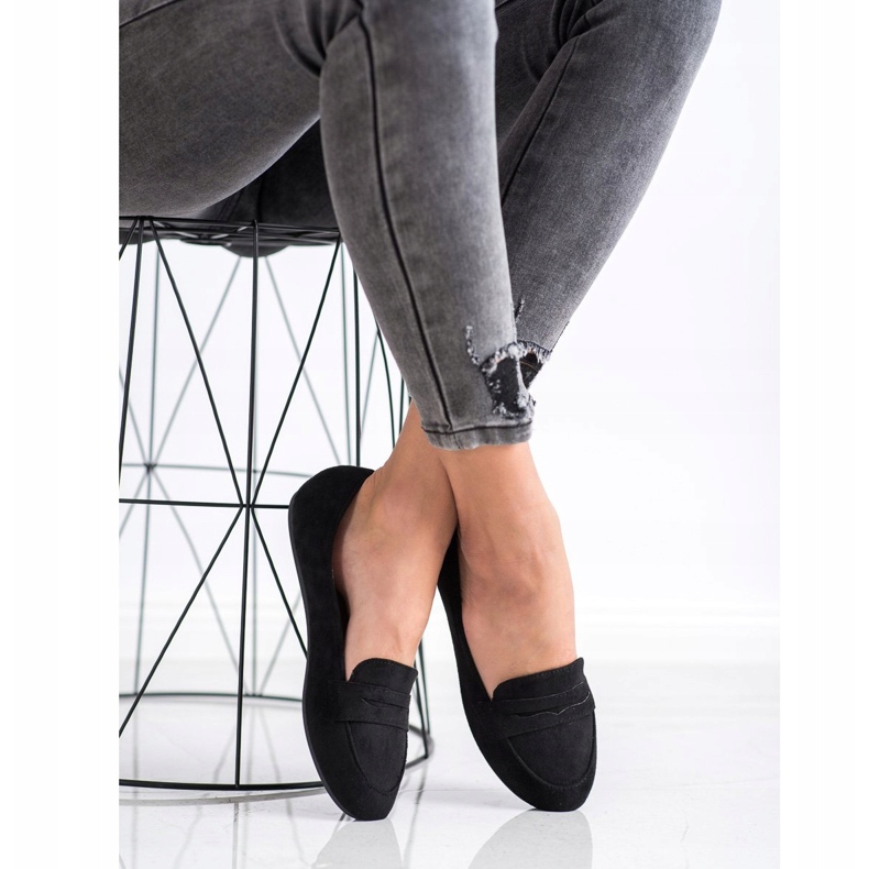 SHELOVET Mocasines negros 1