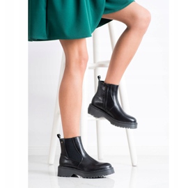 J. Star Botas en la plataforma negro 3