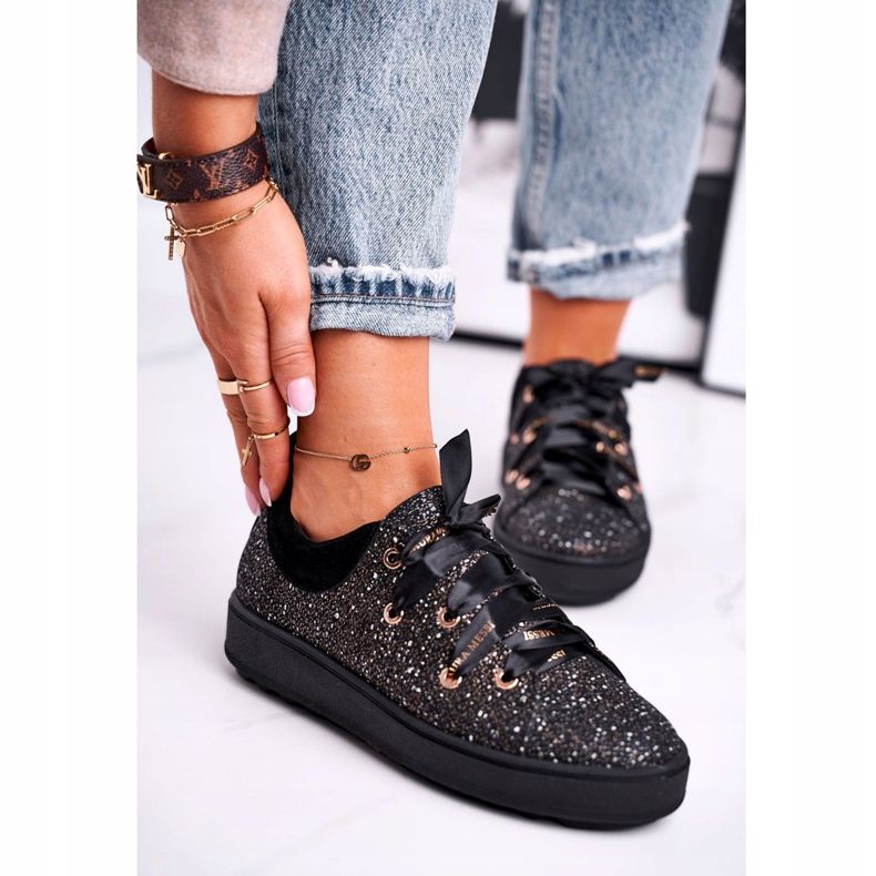 Sneakers de Mujer Elegant Leather Laura Messi Negro 2045 2