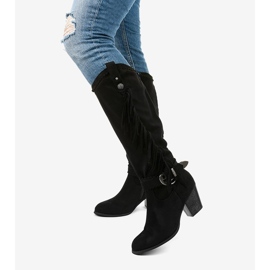 Botas camperas de ante negro Kellyn 2