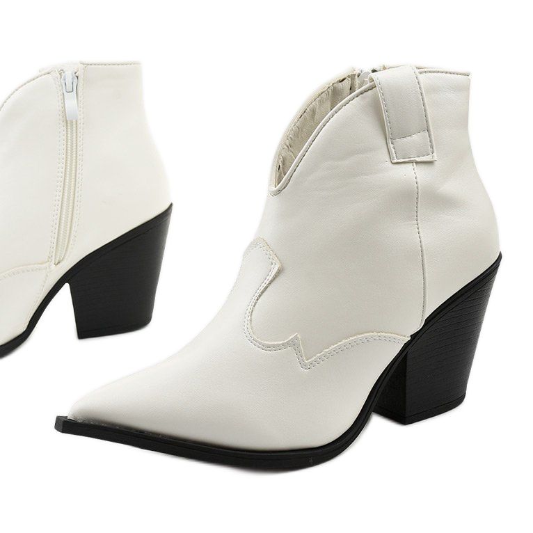 Bota cowboy mujer Pretender blanca blanco 1