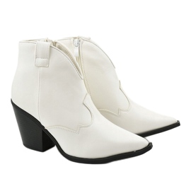 Bota cowboy mujer Pretender blanca blanco 3