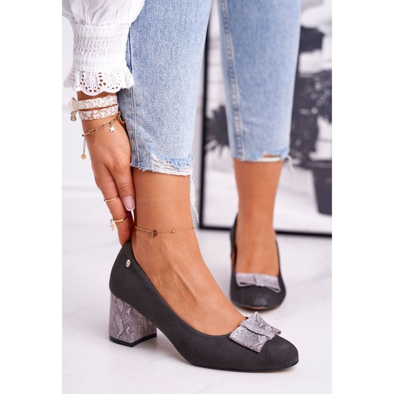 Zapatos de salón Mujer Maciejka Suede Graphite 3356A-43 / 00-1 multicolor 1
