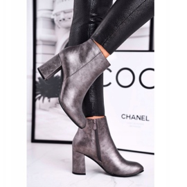 FW1 Botas De Mujer Con Tacón Gris Gun 3