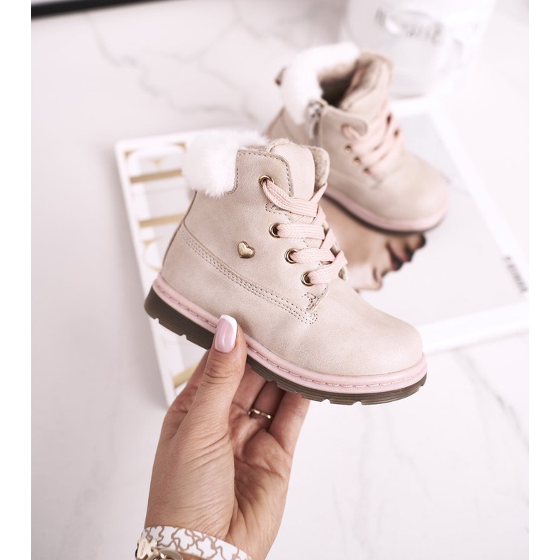 EVE Botas Niños Warm Trappers Beige Maestro 1